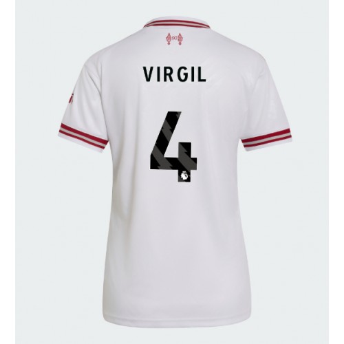 Liverpool Virgil van Dijk #4 Udebanetrøje Dame 2026-27 Kortærmet